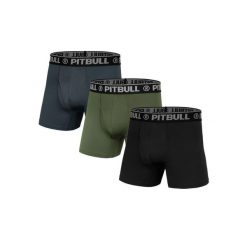Bokserki męskie Pitbull Sport Mikrofibra 3-pak. Bokserki PITBULL, m, bez wzorów, z mikrofibry. Za 99.00 zł.