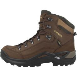 Buty trekkingowe męskie Lowa Renegade Gtx Mid. Brązowe buty turystyczne Lowa, na zimę, bez wzorów, z gore-texu, bez zapięcia, trekkingowe, gore-tex. Za 971.90 zł.