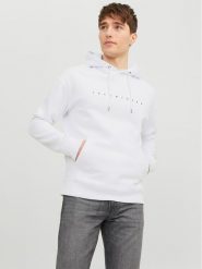 Jack&Jones Bluza 12233972 Biały Relaxed Fit. Białe bluzy Jack&Jones, l, bez wzorów, z syntetyku, bez kaptura. Za 109.99 zł.