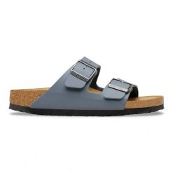 Birkenstock Arizona BF Basalt Gray Klapki męskie. Szare klapki Birkenstock, z materiału. Za 349.99 zł.