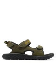 Columbia Sandały Konos Hiker 2121571 Zielony. Zielone sandały Columbia, z materiału, bez zapięcia. Za 329.99 zł.