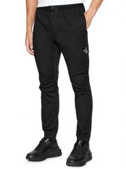 Calvin Klein Spodnie w kolorze czarnym rozmiar: S. Czarne spodnie materiałowe CALVIN KLEIN, na co dzień, s, bez wzorów, z materiału. Za 208.99 zł.