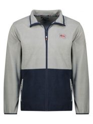 Geographical Norway Kurtka polarowa w kolorze szaro-granatowym rozmiar: S. Niebieskie kurtki Geographical Norway, s, bez wzorów, z polaru, bez kaptura. Za 65.07 zł.