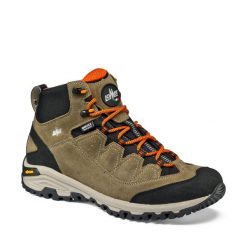 Buty trekkingowe Lomer Sella High MTX. Brązowe buty trekkingowe LOMER, bez wzorów, z nubiku, bez zapięcia. Za 669.50 zł.