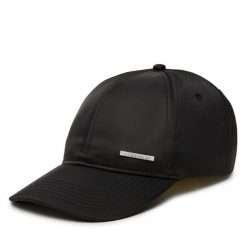 Czapka z daszkiem Calvin Klein. Czarne czapki z daszkiem CALVIN KLEIN, bez wzorów. Za 259.99 zł.