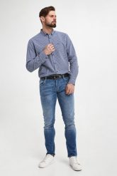 Koszula męska w kratkę ARMANI EXCHANGE. Koszule Armani Exchange, m, bez wzorów, bez kołnierzyka, bez ramiączek. W wyprzedaży za 321.30 zł.