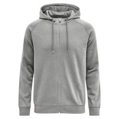 Bluza z kapturem i zamkiem błyskawicznym Hummel Red Classic. Szare bluzy z kapturem Hummel, xl, bez wzorów, z bawełny, z kapturem. Za 254.00 zł.