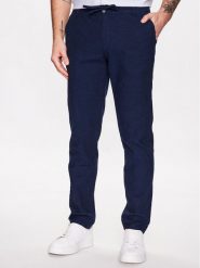 Lindbergh Spodnie materiałowe 30-008003 Niebieski Tapered Fit. Niebieskie spodnie materiałowe Lindbergh, m, bez wzorów, z bawełny. Za 229.99 zł.