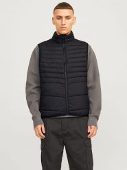 Jack & Jones Kamizelka pikowana "Estate" w kolorze czarnym rozmiar: M. Czarne odzież kompresyjna Jack & Jones, m, bez wzorów. Za 132.05 zł.
