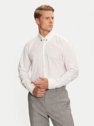 Hugo Koszula Vikko 50524838 Biały Modern Fit. Białe koszule Hugo, m, bez wzorów, z bawełny, bez kołnierzyka, bez ramiączek. Za 239.99 zł.