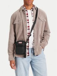 Hunter Saszetka C-HTR-XC-003-08 Czarny. Czarne torby na ramię Hunter, bez wzorów, z syntetyku, bez dodatków. Za 129.99 zł.