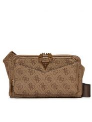 Guess Saszetka HMSILO P5114 Brązowy. Brązowe saszetki i nerki Guess, z aplikacjami, ze skóry. Za 229.99 zł.