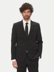 KARL LAGERFELD Marynarka 155244 552042 Czarny Regular Fit. Czarne garnitury KARL LAGERFELD, m, bez wzorów, z syntetyku. Za 1,349.00 zł.