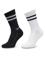 Levi's® Zestaw 2 par wysokich skarpet męskich 37157-1063 Kolorowy. Skarpety bez wzorów, z bawełny. Za 39.99 zł.