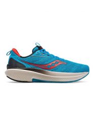 Saucony Buty "Echelon 9" w kolorze niebiesko-czerwonym do biegania rozmiar: 45. Czerwone buty do biegania Saucony, bez wzorów, bez zapięcia, do biegania. Za 484.31 zł.