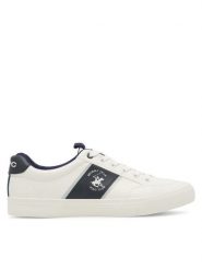 Beverly Hills Polo Club Sneakersy M-SS24-3C012 Biały. Białe buty sportowe casual Beverly Hills Polo Club, bez wzorów, ze skóry, bez zapięcia. Za 159.99 zł.