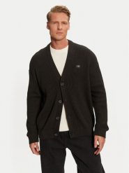 Calvin Klein Jeans Kardigan J30J326201 Czarny Regular Fit. Czarne swetry rozpinane Calvin Klein Jeans, m, bez wzorów, z bawełny, bez kołnierzyka, bez ramiączek. Za 319.99 zł.