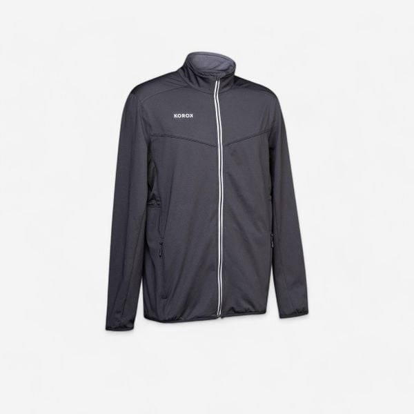 Kurtka treningowa do hokeja na trawie męska Korok FH900. Niebieskie kurtki KOROK, l, bez wzorów, z elastanu, bez kaptura. Za 139.99 zł.