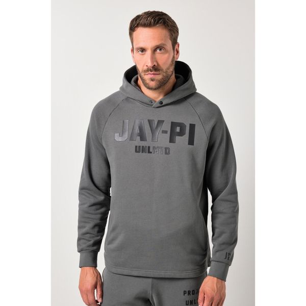 Męska Bluza z kapturem belly fit fitness dzianina dresowa kaptur. Szare bluzy JAY-PI, m, bez wzorów, z bawełny, z kapturem. Za 349.99 zł.