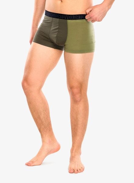 Bokserki termoaktywne męskie Ortovox 150 Essential Trunks. Zielone bielizna termoaktywna ORTOVOX, m, bez wzorów, z lycry. Za 178.19 zł.