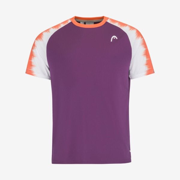 T-shirt męski TOPSPIN. Fioletowe t-shirty sportowe Head, bez wzorów, z poliesteru, bez ramiączek. Za 192.00 zł.