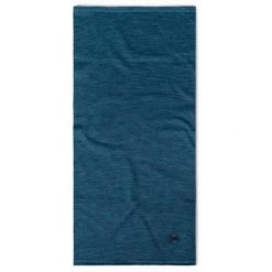 Komin chusta wielofunkcyjna z wełny merino lightweight. Niebieskie szaliki Buff, bez wzorów, z wełny. Za 112.99 zł.