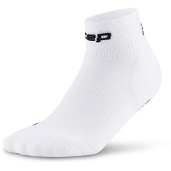 Męskie skarpety kompresyjne do biegania sportowe za kostkę Core Run CEP. Niebieskie odzież kompresyjna CEP, bez wzorów, z elastanu. Za 64.00 zł.