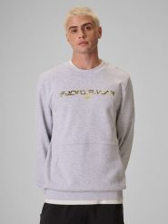 4F Bluza dresowa regular bez kaptura męska - szara S. Szare bluzy 4F, m, bez wzorów, z dresówki, bez kaptura. Za 159.99 zł.