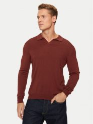 Sisley Sweter 11BAS300J Czerwony Regular Fit. Czerwone swetry rozpinane Sisley, m, bez wzorów, z syntetyku, bez kołnierzyka, bez ramiączek. Za 199.99 zł.