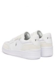 Polo Ralph Lauren Sneakersy 809P00810002 Biały. Białe buty sportowe casual Polo Ralph Lauren, bez wzorów, ze skóry, bez zapięcia. Za 679.99 zł.