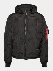 Alpha Industries Kurtka zimowa 108107 Czarny Regular Fit. Czarne kurtki Alpha Industries, na zimę, l, bez wzorów, z syntetyku, bez kaptura. Za 735.00 zł.
