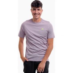 Koszulka sportowa męska Kappa 313002. Fioletowe t-shirty sportowe Kappa, bez wzorów, bez ramiączek, do piłki nożnej. Za 80.00 zł.