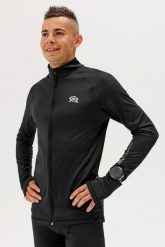 Bluza sportowa treningowa Rough Radical Activ Run Men. Czarne bluzy bez kaptura ROUGH RADICAL, l, bez wzorów, z dzianiny, bez kaptura. Za 161.42 zł.