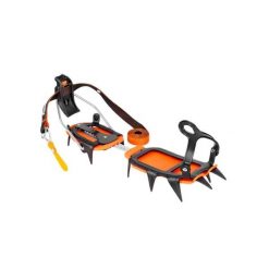Raki ICE półautomatyczne + antisnow do wspinaczki Climbing Technology. Czarne buty trekkingowe CLIMBING TECHNOLOGY, bez wzorów, bez zapięcia. Za 443.99 zł.