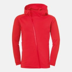 Kurtka z kapturem Uhlsport Pro. Czarne kurtki Uhlsport, m, bez wzorów, z dresówki, z kapturem. W wyprzedaży za 272.85 zł.