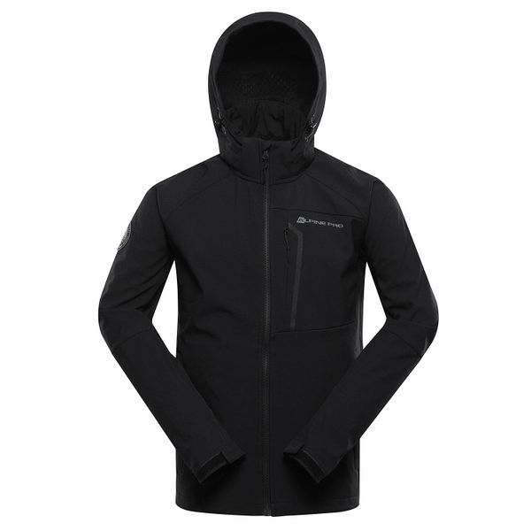 Kurtka softshell męska Alpine Pro Hoor. Czarne kurtki Alpine Pro, m, bez wzorów, z softshellu, bez kaptura. W wyprzedaży za 369.00 zł.