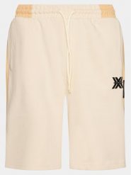 Richmond X Szorty sportowe Abram UMP24063BE Beżowy Regular Fit. Brązowe krótkie spodenki sportowe RICHMOND X, l, bez wzorów, z bawełny. Za 199.99 zł.