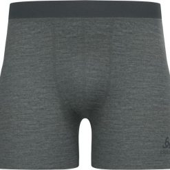 Bokserki męskie ODLO Merino 160 Boxer. Szare bokserki ODLO, m, bez wzorów. Za 249.99 zł.