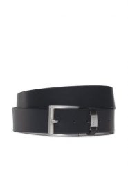 Boss Pasek Męski Coonio 50475116 Granatowy. Niebieskie paski Boss, bez wzorów, ze skóry. Za 349.99 zł.