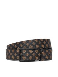 Guess Pasek Męski Micro Peony Eco Belts BM7793 P4135 Brązowy. Brązowe paski Guess, z aplikacjami, ze skóry. Za 99.99 zł.