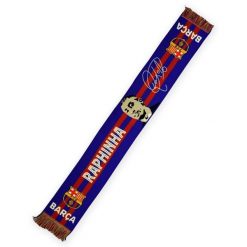 Szalik Barcelona Raphinha - oficjalny licencjonowany. Szaliki FC Barcelona, bez wzorów. Za 91.28 zł.
