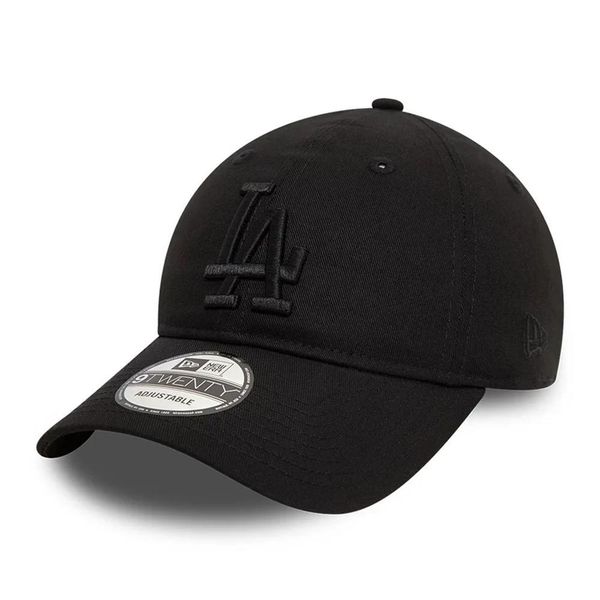 Czapka z daszkiem New Era MLB Los Angeles Dodgers. Czarne czapki z daszkiem New Era, bez wzorów, z bawełny. Za 115.05 zł.