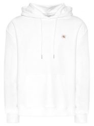 Calvin Klein Bluza LV04RC274G Biały Regular Fit. Białe bluzy CALVIN KLEIN, m, bez wzorów, z bawełny, bez kaptura. Za 389.99 zł.