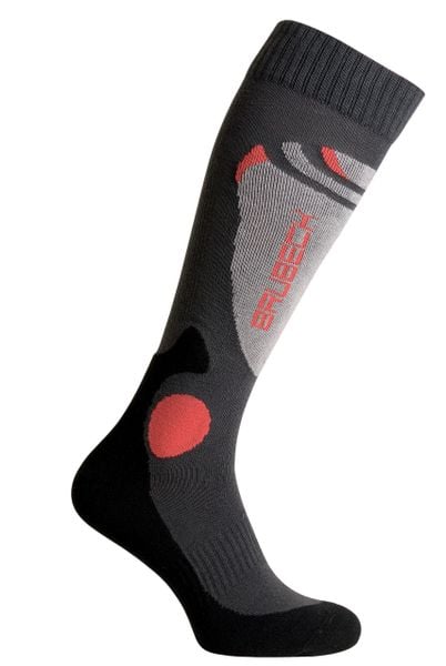 Skarpety unisex Brubeck Biker's Rideout. Czerwone skarpety Brubeck, bez wzorów, z poliesteru. Za 69.99 zł.
