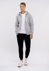 Bluza bawełniana z kapturem B-STAR. Białe bluzy z kapturem Volcano, m, bez wzorów, z bawełny, z kapturem. Za 169.99 zł.