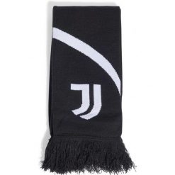 Szalik Adidas Z Frędzlami. Czarne szaliki JUVENTUS FC, bez wzorów, z materiału. Za 156.99 zł.
