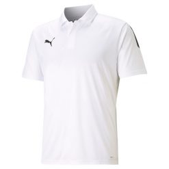 Polo Puma Teamliga Sideline. Białe koszulki polo Puma, xs, bez wzorów, bez kołnierzyka, bez ramiączek. Za 203.00 zł.