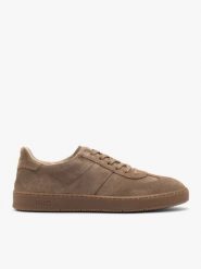 Welurowe półbuty męskie w sportowym stylu. Szare eleganckie półbuty Brawo sp. z o.o., bez wzorów, ze skóry, bez obcasa, bez zapięcia. Za 449.99 zł.