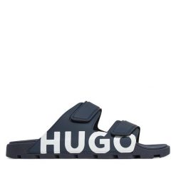 Klapki HUGO. Niebieskie klapki Hugo. Za 379.99 zł.