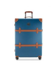 Semi Line Walizka duża T5672-4 Granatowy. Niebieskie walizki Semi-line, bez wzorów, z tworzywa sztucznego, duże. Za 279.99 zł.